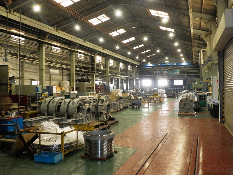 巻上機組立エリア